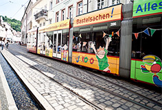 werbeservice-wsmi-236 Jako-o Straßenbahn in Freiburg