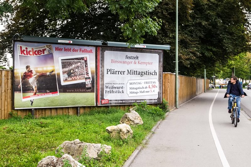 18/1 Plakatgroßflächen beleuchtet